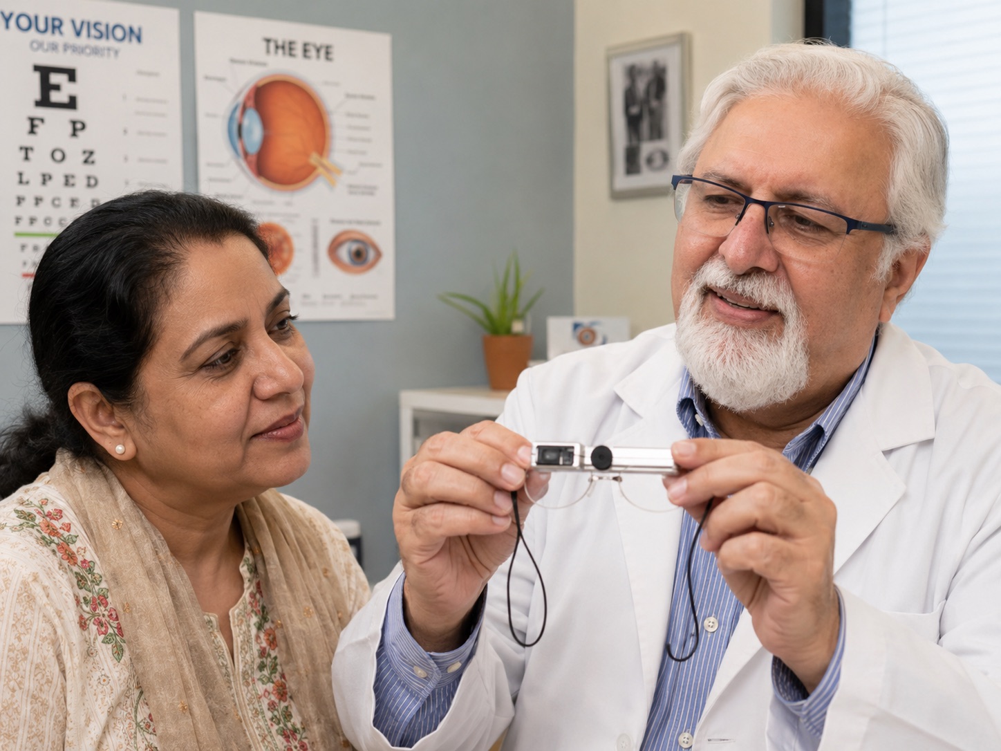 Low vision assessment with Dr. Siddiqui